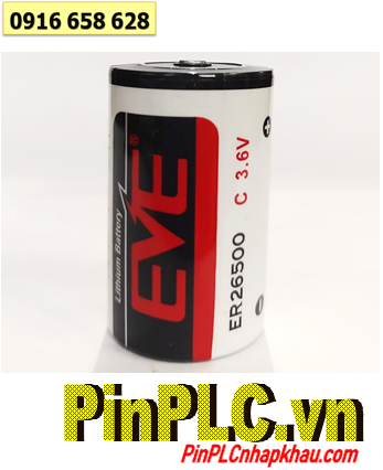 Pin ER26500, Pin EVE ER26500 lithium 3.6v size C 8500mAh chính hãng 